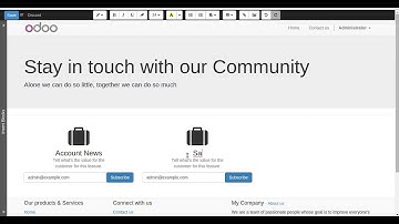 How to add Mailing list to Odoo website