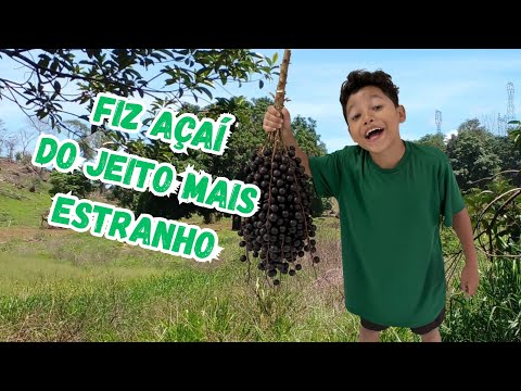 FIZ AÇAÍ DO JEITO MAIS ESTRANHO (O Final Vai te Chocar)