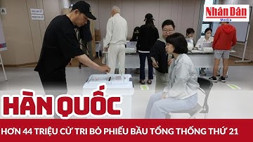 Hơn 44 triệu cử tri Hàn Quốc bỏ phiếu bầu tổng thống thứ 21 | Báo Nhân Dân