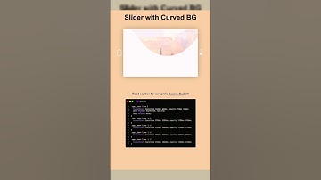 🎢 Curved Background Slider 2025! 💻✨ | Stunning HTML, CSS, & JS Design||#shorts #2025 #htmlcssjs #js