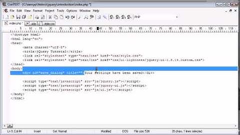 jQuery Tutorial   156   Dialog