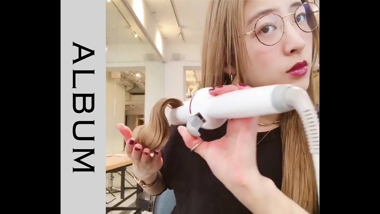 《 波ウェーブの作り方 》　ロングのおしゃれな外国人風ウェーブの巻き方！【セルフヘアスタイリング】〖ALBUM〗 ヘアセット 結婚式