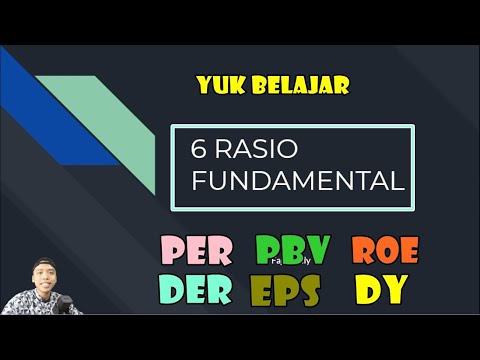 🔑 Yuk Belajar 6 Rasio penting dalam Analisa fundamental - apa pengertian PER PBV ROE DER EPS DY