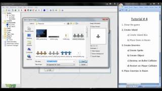 GameMaker Shooter Games Video Tutorial#4 Enemies