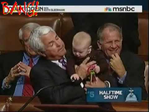 Keith Olbermann comments on Rep. John Shadegg's using a seven-month-old kid as a "political prop" on the House floor. "Maddy's trying to turn off the microphone so the Congressman shuts the hell up!"