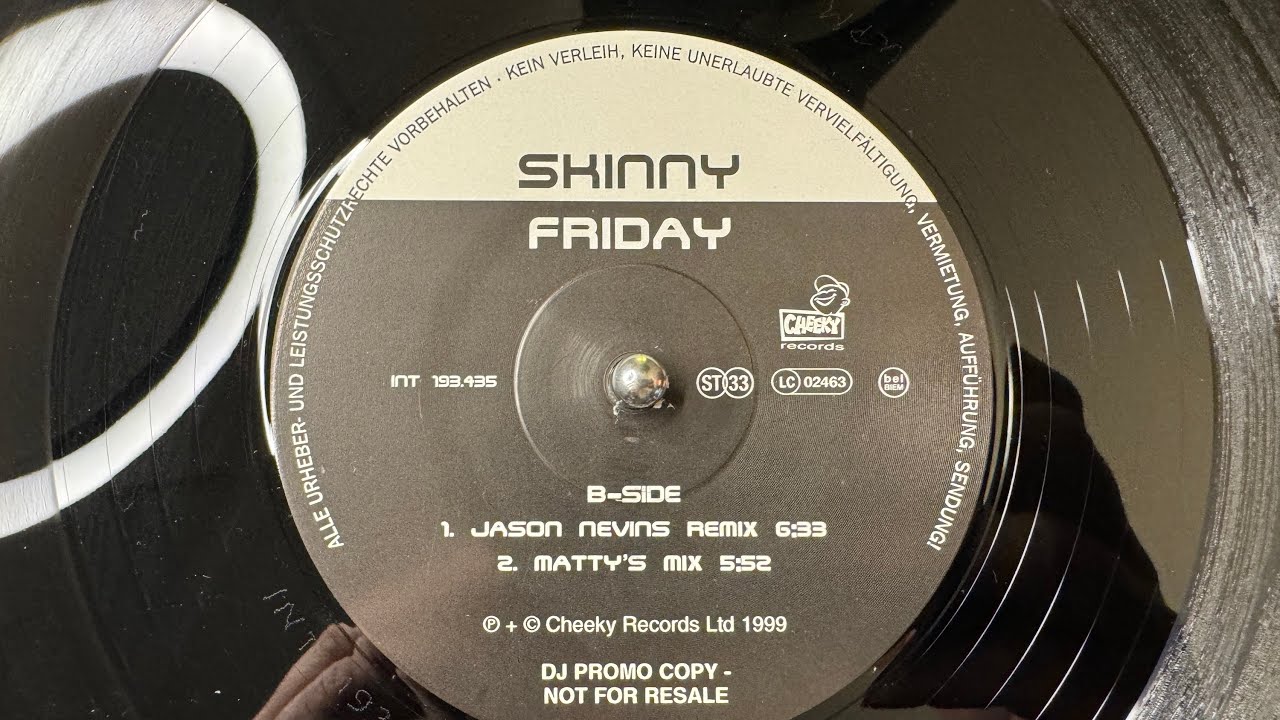 Skinny – Friday (Matty's Mix) - Cheeky Records – INT 193.435, Intercord ...