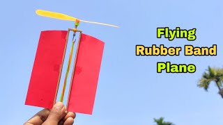 How To Make a Rubber Band Plane | How To Make a Rubber Band Propeller Plane | Rubber Band Helicopter