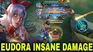 EUDORA BEST BUILD 2026 | TOP 1 GLOBAL EUDORA MOBILE LEGENDS MANIAC GAMEPLAY ~ MLBB