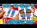 How To Draw A Funny Fathers Day Folding Surprise