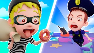 Police Officer Chase | Best Kids Songs and Nursery Rhymes
