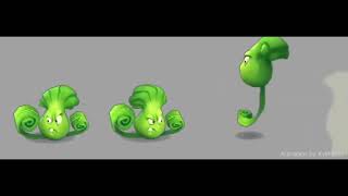Plants Vs Zombies 3 Old Bonk Choy Animations