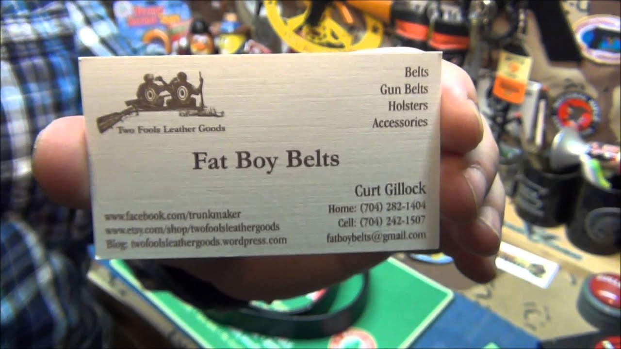 FAT BOY BELTS 4/15/13 YouTube