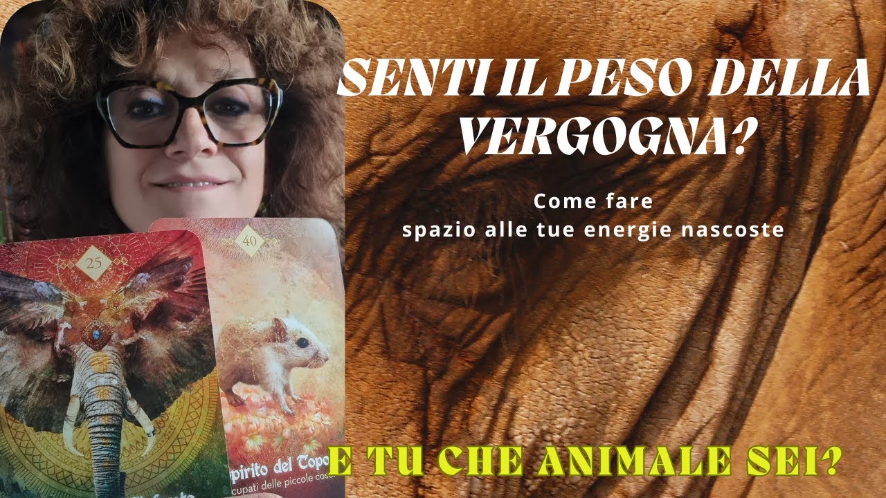 SENTO IL PESO DELLA VERGOGNA E RINUNCIO ALLA TENEREZZA