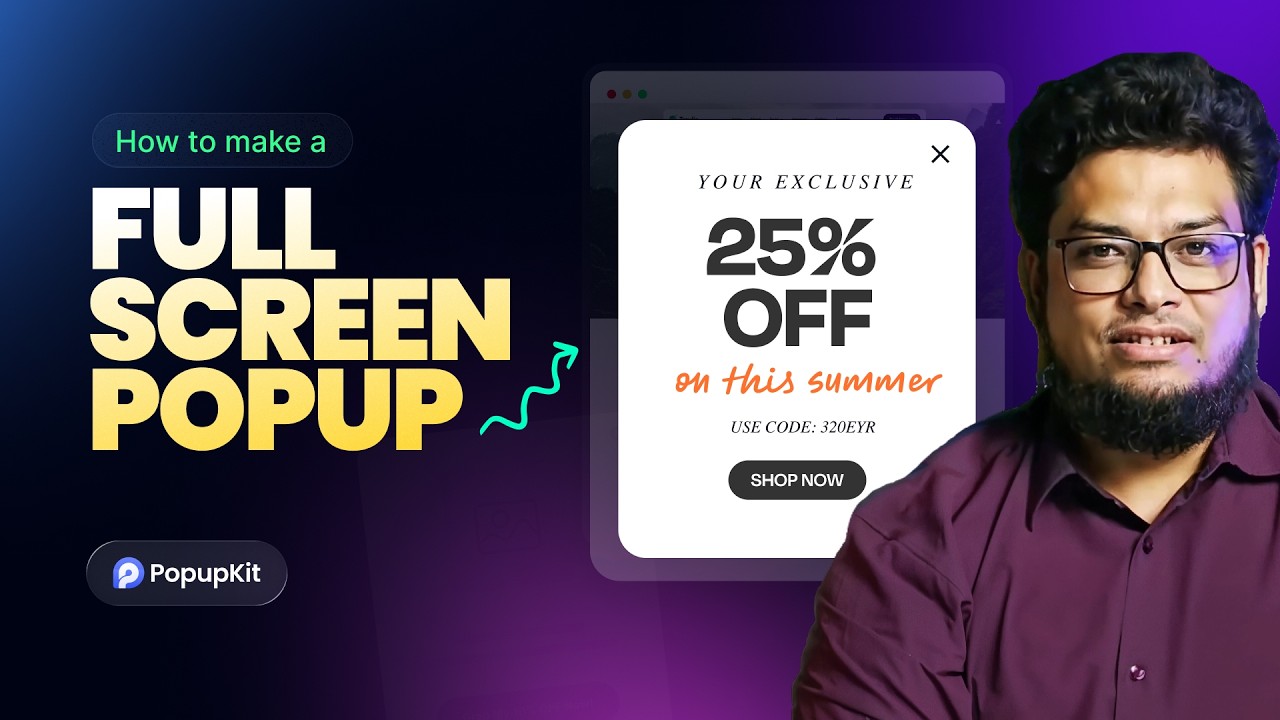 How to Create a Fullscreen Popup in WordPress (PopupKit Tutorial) - YouTube