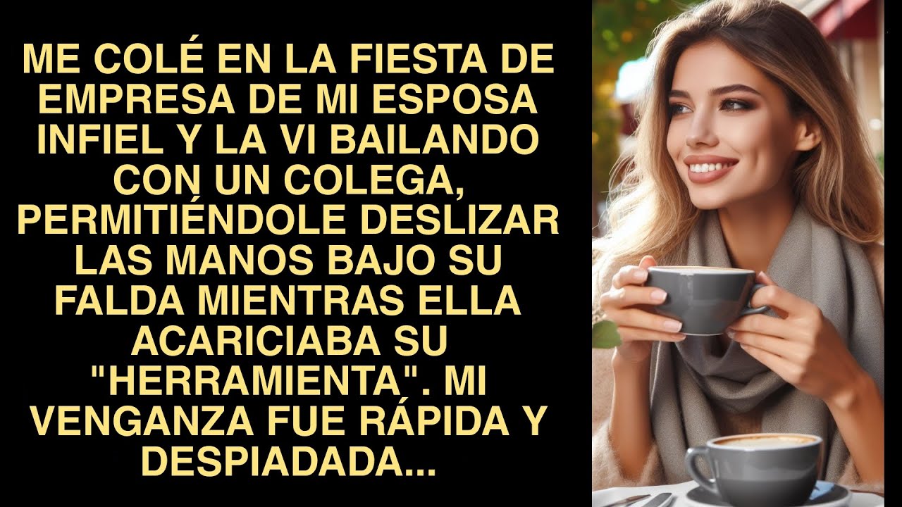 Me Colé En La Fiesta De Empresa De Mi Esposa Infiel Y La Vi Bailando Con Un Colega, Permitiéndole