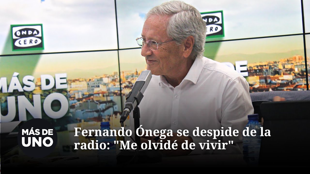 Fernando Ónega se despide de la radio: 