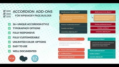 Accordion | Faq | Collapse - add-ons for Visual Composer