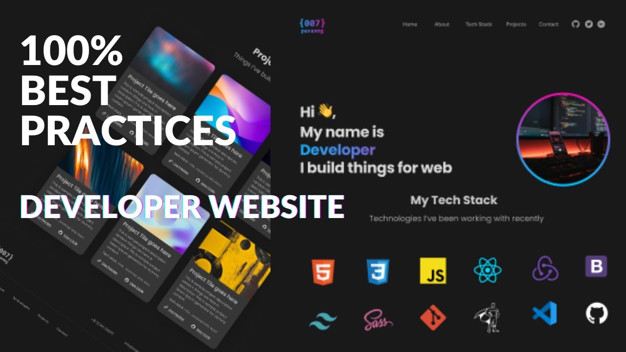 Creating a website using html css and javascript || 100% BEST PRACTICES ...