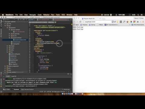 Polymer 1.0 Tutorial #65 Data Passing