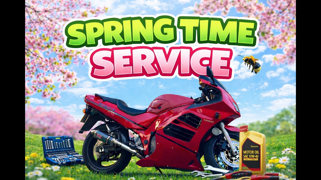 Tool Time - Spring Time Service On The Suzuki RF600R - YouTube