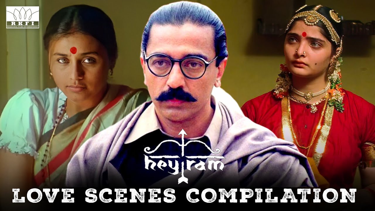 Hey Ram   Love Scenes Compilation  Ulaga Nayagan Kamal Haasan  Rani Mukerji  Vasundhara  RKFI
