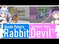 [Tokoyami Towa] Rabbit vs Devil [Usada Pekora, Hololive Eng Sub]