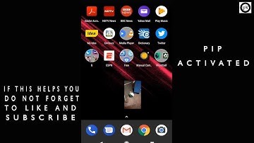 Picture in Picture (PiP) Mode in Android Oreo for VLC Player