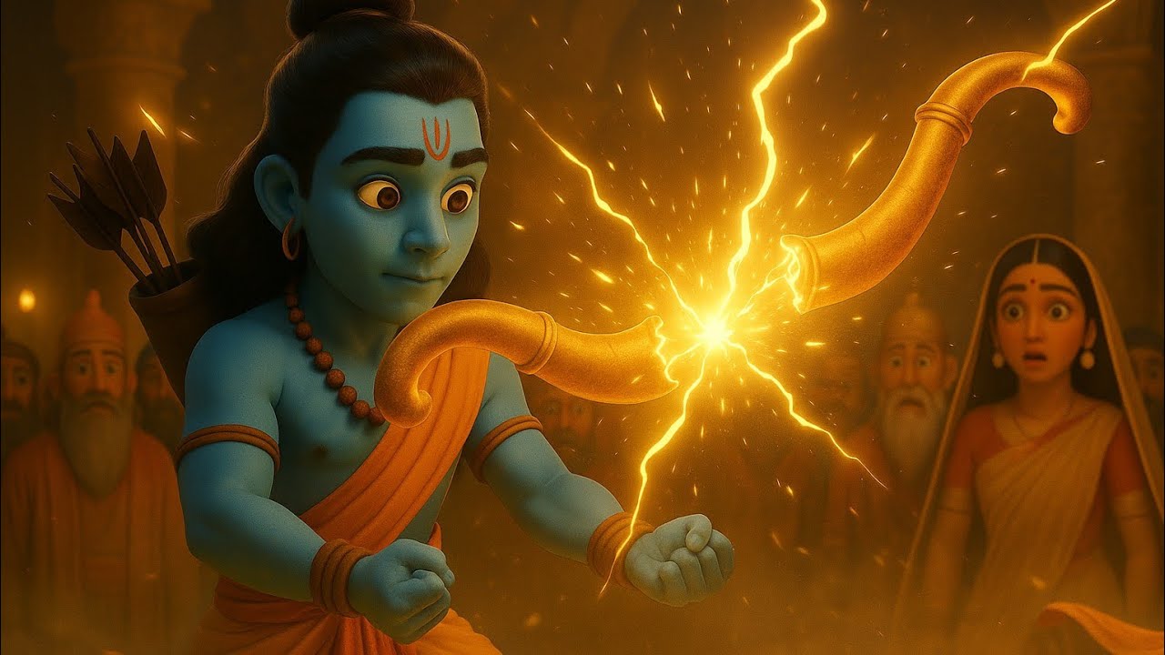 The Broken Bow | Pixar-Style Rama Animation | Epic Ramayana Moment