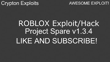 ROBLOX Exploit/Hack, Project Spare v1.3.4 (50 SUB SPECIAL)