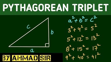 Find Pythagorean triplets|| for All competitive exams|| By Ahmad Sir 