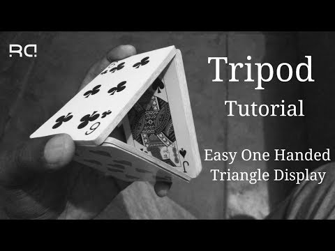 Tripod | Easy Triangle Display | Cardistry Tips | Card Flourish Tutorial