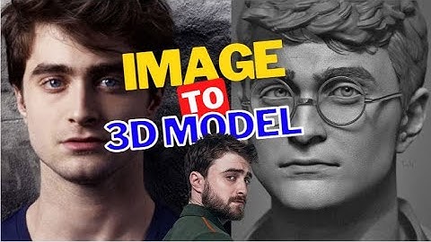Blender Facebuilder Tutorial : Turn 2D Image to 3D Model Daniel Radcliffe Model Blender 3D Modeling