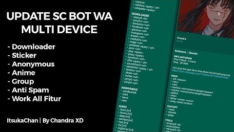 Nomor Bot Wa Terbaru - On 24 Jam | Chandra-XD
