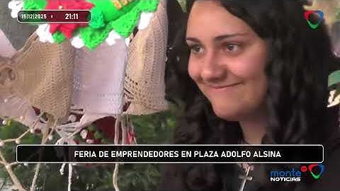 FERIA DE EMPRENDEDORES EN PLAZA ADOLFO ALSINA - MARIANA - 15|12|25
