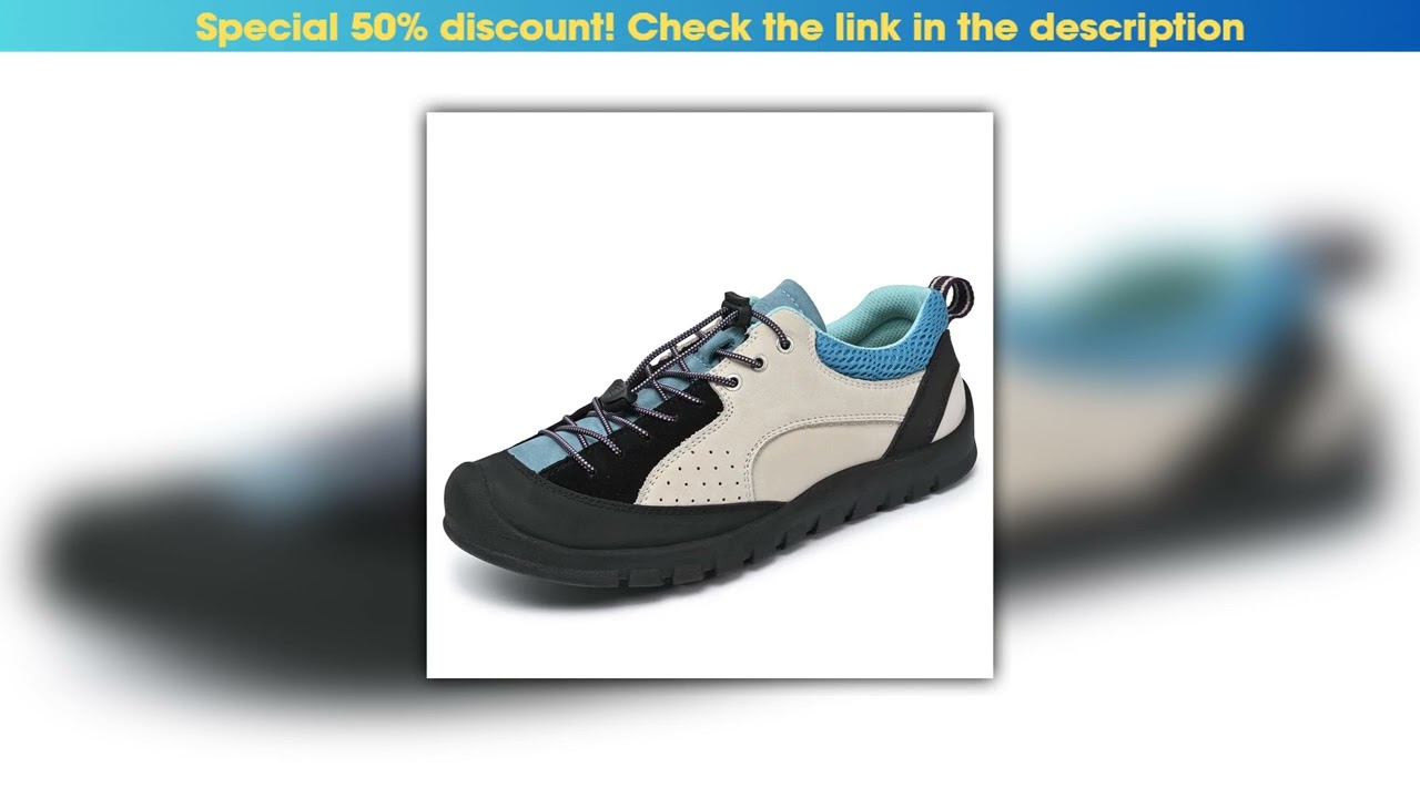 Top High Quality Brand Men's Hiking Shoes Big Size 35-45 Anti-Slip Durable Leather Trekking Shoes M