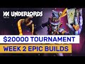 WEEK 2 EPIC HIGHLIGHTS! NA $20000 Dota Underlords Tournament! #Sponsored