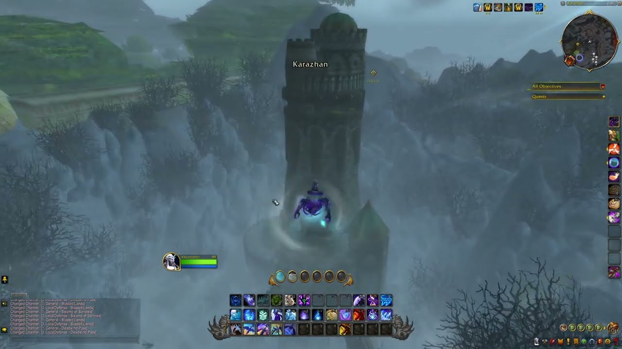 WoW retail: karazhan/return to karazhan entrance location