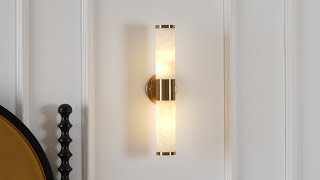 The Lampatron Alabaster Wall Lamp – Luxury LED Wall Sconce for Modern Homes
