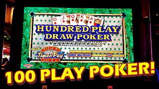 SUPER TIMES PAY 100 HUNDRED PLAY VIDEO POKER!!! * DOUBLE DOUBLE AND DEUCES WILD WITH MOM LOWROLLER! screenshot 2