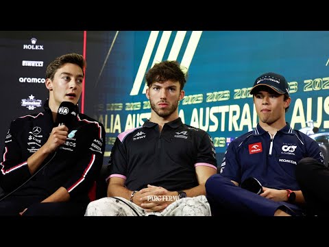 F1 2023 Australian GP | Thursday Drivers Press Conference | Group 2