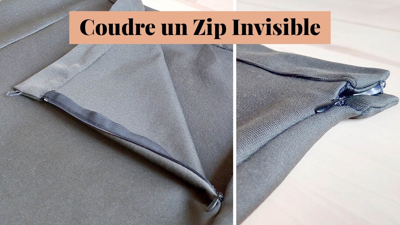 Comment Coudre un Zip Invisible ? // Tuto Couture Fermeture Eclair ...