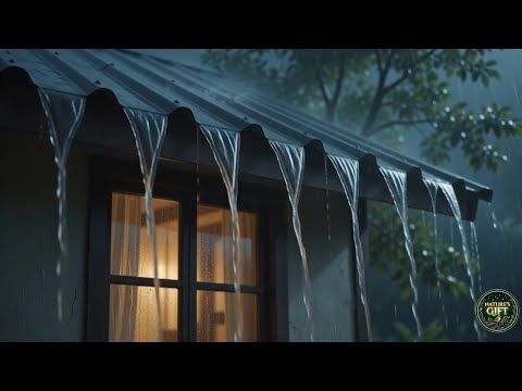 Night Rain Sounds – Fall Asleep in 5 Minutes | Heavy Rainfall for Deep Sleep