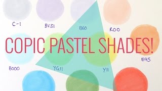 Pastel Copic Colours - Cult Pens Art Haul - Good Starter Pastel Shades