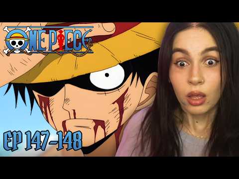 LUFFY DONT FIGHT!! │ONE PIECE Episode 147-148 REACTION!!