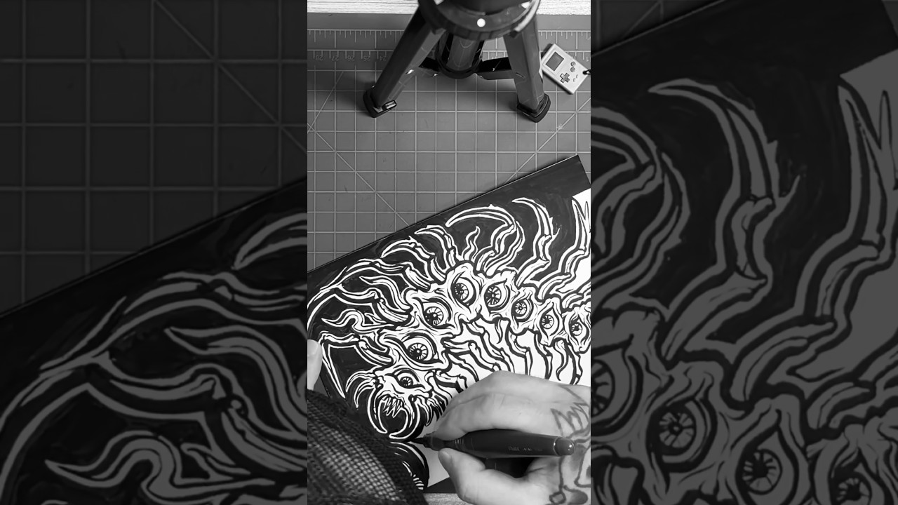 ✖️👁️✖️ freehand ink 