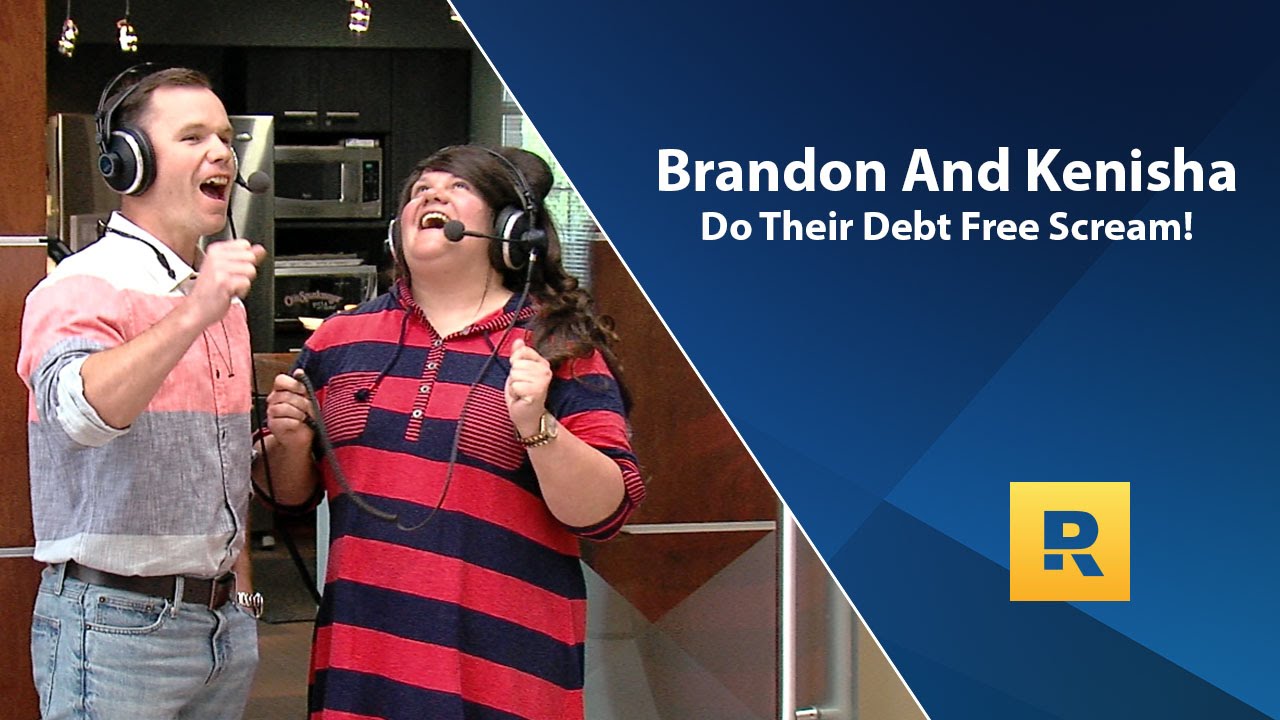 Brandon And Kenisha Do Their Debt Free Scream!