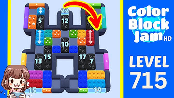 Color Block Jam Level 720 (715) Solution Walkthrough