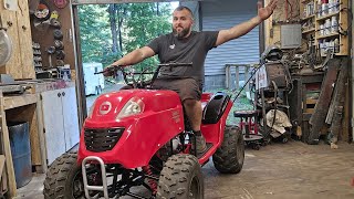 Finishing The ATV Mower