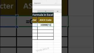 CODE Formula in Excel | Text Function Tutorial