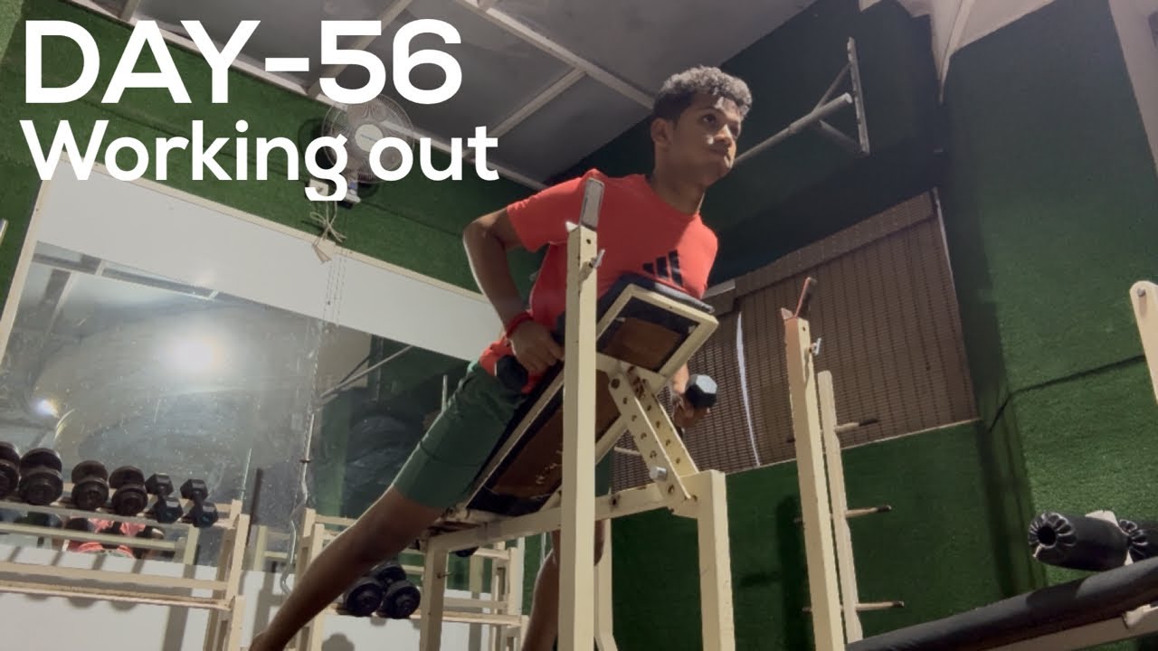 DAY-56/WORKING OUT/MAKING A PRE WORKOUT SHAKE#new #vlog #lifestyle #dailyvideo #trending #viral 